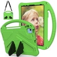thumbnail image 1 of Allytechgroup Kids Case for iPad 11-inch(A16) 2025/ iPad 10th Generation 10.9 Inch 2022, EVA Shockproof Heavy Duty Case with Foldable Kickstand / Handle / Shoulder Strap Kids Friendly Cover, Green, 1 of 7