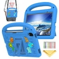 thumbnail image 1 of Allytechgroup Kids Case for iPad Mini 6 Tablet 2021, iPad Mini 6th Generation Case 8.3 inch with Pencil Holder/Shoulder Strap/Handle/Kickstand Cute Cartoon 3D DIY Kawaii Soft EVA Stand Cover, Blue, 1 of 9