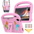 thumbnail image 1 of Allytechgroup Kids Case for iPad Mini 6 Tablet 2021, iPad Mini 6th Generation Case 8.3 inch with Pencil Holder/Shoulder Strap/Handle/Kickstand Cute Cartoon 3D DIY Kawaii Soft EVA Stand Cover, Pink, 1 of 9