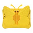 thumbnail image 1 of Allytechgroup Kids Case for iPad Mini 7th/6th Generation Case 2024/2021 8.3", iPad Mini 5/4/3/2/1 (7.9"), Cute Butterfly Rotating Stand Lightweight Kids Friendly Shockproof Case, Yellow, 1 of 6