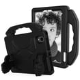 thumbnail image 1 of Allytechgroup Kids Shockproof Case for Apple iPad mini 6th Generatio 8.3 Inch, Silicone EVA Handle Stand Protective Kids Friendly Lightweight Tablet Case Cover Girls Boys, Black, 1 of 7