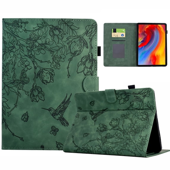 Allytechgroup Kindle Paperwhite 4/3/2/1 Case 6" (10th/7th/6th/5th Generation), PU Leather Flip Case with Credit Card Slot Auto Sleep/Wake Kickstand Shockproof Full Body Ptotective, Green