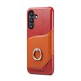 thumbnail image 1 of Allytechgroup Leather Case for Samsung Galaxy S24 Plus, Ring Holder Stand Cards Slots Back Cover Shockproof Anti-Scratch Luxury Phone Case for Samsung Galaxy S24 Plus, Red, 1 of 9