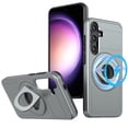 thumbnail image 1 of Allytechgroup Lightweight Case for Samsung Galaxy A54 5G,Rotatable Ring Kickstand,Sliding Lens Cover,Enhanced Camera & Screen Full Body Protection Shockproof Case for Samsung Galaxy A54 5G, Gray, 1 of 6