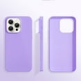 thumbnail image 1 of Allytechgroup Liquid Silicone Case for Apple iPhone 14 Pro Max, Ultra Slim Fit Shell Back Cover Anti-Scratch Bumper Shockproof Phone Case for Women Men Girls, Lilacviolet, 1 of 5