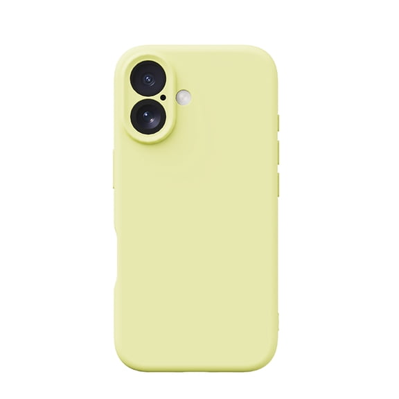 Allytechgroup Liquid Silicone Case for Apple iPhone 16 Plus, Full Body Shockproof Drop Proof Camera Lens Protective Anti-Fingerprint Bumper Phone Case for Apple iPhone 16 Plus, Cream