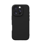 Allytechgroup Liquid Silicone Case for Apple iPhone 16 Pro Max, Full Body Shockproof Drop Proof Camera Lens Protective Anti-Fingerprint Bumper Phone Case for Apple iPhone 16 Pro Max, Black