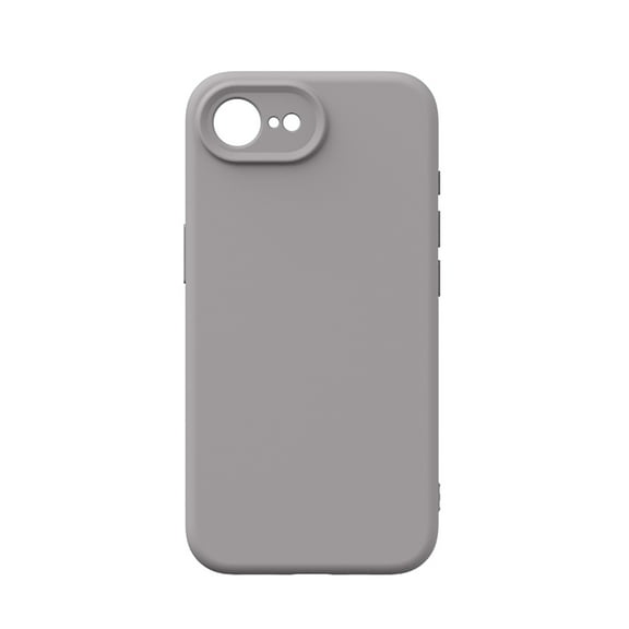 Allytechgroup Liquid Silicone Case for Apple iPhone 16e 17e 6.1", Full Body Shockproof Drop Proof Camera Lens Protective Anti-Fingerprint Bumper Phone Case for Apple iPhone 16e/17e, Gray