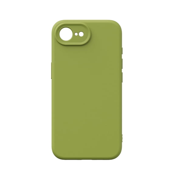 Allytechgroup Liquid Silicone Case for Apple iPhone 16e 17e 6.1", Full Body Shockproof Drop Proof Camera Lens Protective Anti-Fingerprint Bumper Phone Case for Apple iPhone 16e/17e, Green