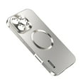 thumbnail image 1 of Allytechgroup Luxury Alloy Frame iPhone 14 Pro Max Case with Magnetic Ring, Slim Matte Full Camera Protection Anti-Fingerprint Phone Case Cover for Apple iPhone 14 Pro Max,Titanium, 1 of 6