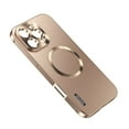 thumbnail image 1 of Allytechgroup Luxury Alloy Frame iPhone 14 Pro Max Case with Magnetic Ring, Slim Matte Full Camera Protection Anti-Fingerprint Phone Case Cover for Apple iPhone 14 Pro Max,Desertgold, 1 of 6
