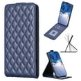 thumbnail image 1 of Allytechgroup Luxury PU Leather Case for Samsung Galaxy S25+, Vertical Flip Wallet Case with 3 Card Slots, Adjustable Kickstand Magnetic Closure Shockproof Protective Shell for Women Men, Blue, 1 of 9