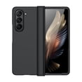 thumbnail image 1 of Allytechgroup Macaron Color Phone Case for Samsung Galaxy Z Fold 3, Slim Fit Bumper Shockproof Stylish Anti-Fringerprint Protective Drop Proof Case for Galaxy Z Fold 3, Black, 1 of 8