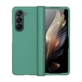 thumbnail image 1 of Allytechgroup Macaron Color Phone Case for Samsung Galaxy Z Fold 3, Slim Fit Bumper Shockproof Stylish Anti-Fringerprint Protective Drop Proof Case for Galaxy Z Fold 3, Darkgreen, 1 of 8