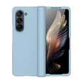 thumbnail image 1 of Allytechgroup Macaron Color Phone Case for Samsung Galaxy Z Fold 5, Slim Fit Bumper Shockproof Stylish Anti-Fringerprint Protective Drop Proof Case for Galaxy Z Fold 5, Skyblue, 1 of 8