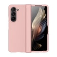 thumbnail image 1 of Allytechgroup Macaron Color Phone Case for Samsung Galaxy Z Fold 7, Slim Fit Bumper Shockproof Stylish Anti-Fringerprint Protective Drop Proof Case for Galaxy Z Fold 7, Pink, 1 of 8