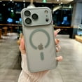 thumbnail image 1 of Allytechgroup Magentic Case for Apple iPhone 17, Compatible with Magsafe Camera Lens Protective Shockproof Matte Back Cover Anti-Scratch Slim Phone Case for iPhone 17, Gray, 1 of 7