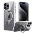 thumbnail image 1 of Allytechgroup Magnetic Back Case for Apple iPhone 16 Pro, 360 Rotating Kickstand Compatible with Magsafe Clear Back Cover Rugged Shockproof Not-Yellowing Case, Clear, 1 of 5