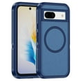thumbnail image 1 of Allytechgroup Magnetic Back Case for Google Pixel 9 Pro/ Pixel 9, Military Grade Shockproof Anti-Scratch Durable Protection Slim Fit Lightweight Phone Case Cover for Women Men, Royalblue+Blue, 1 of 8