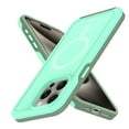 thumbnail image 1 of Allytechgroup Magnetic Case for Apple iPhone 11 Pro Max, Compatible with Magsafe Drop Proof Rugged Heavy Duty Protective Phone Case for iPhone 11 Pro Max, Mintgreen, 1 of 6