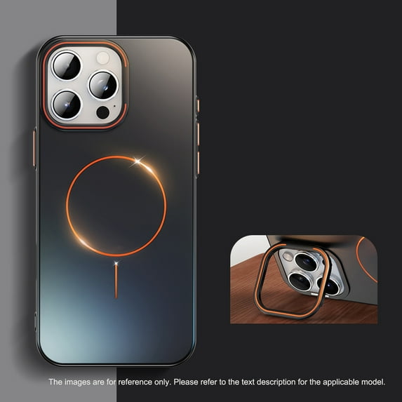 Allytechgroup Magnetic Case for Apple iPhone 13 Pro, Compatible with Magsafe & Car Mount Camera Kickstand Anti-Scratch Matte Back Cover Shock Absorb Phone Case for iPhone 13 Pro,Black