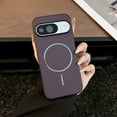 thumbnail image 1 of Allytechgroup Magnetic Case for Google Pixel 10 Pro XL, Compatible with Mag-safe Slim Hard PC PU Leather Phone Shell Shcokproof Ptotective Back Cover for Google Pixel 10 Pro XL, Purple, 1 of 7