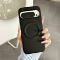 thumbnail image 1 of Allytechgroup Magnetic Case for Google Pixel 7A, Premium PU Leather TPU Inner Shockproof Slim Fit Anti-Scratch Wireless Charging Support Drop Protection Back Cover for Google Pixel 7A, Black, 1 of 7