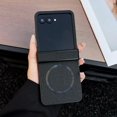 thumbnail image 1 of Allytechgroup Magnetic Case for Motorola Razr Ultra 2025, Compatible with Mag-safe Full Body Protective Shockproof Anti-Scratch Bumper Case Cover for Moto Razr 60 Ultra Women Men, Black, 1 of 7