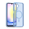 thumbnail image 1 of Allytechgroup Magnetic Case for Samsung Galaxy A35, Built-in Camera Control Button Support Wireless Charging Slim Anti-stain Silky Touch Shockproof Protective Back Cover Bumper, Blue, 1 of 5