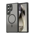 thumbnail image 1 of Allytechgroup Magnetic Case for Samsung Galaxy A36 5G, Compatible with Magsafe Transparent Matte Back Cover Slim Fit Anti-Scratch Hybrid Rugged Phone Case Cover for Samsung Galaxy A36 5G, Black, 1 of 7