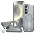 thumbnail image 1 of Allytechgroup Magnetic Case for Samsung Galaxy S24, Compatible with Magsafe Military Grade Protection Invisible Stand Heat Disspation Rugged Phone Case for Samsung Galaxy S24, Gray, 1 of 7