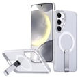 thumbnail image 1 of Allytechgroup Magnetic Case for Samsung Galaxy S24, Compatible with Magsafe Military Grade Protection Invisible Stand Heat Disspation Rugged Phone Case for Samsung Galaxy S24, Clear, 1 of 7