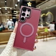 thumbnail image 1 of Allytechgroup Magnetic Case for Samsung Galaxy S24, Slim Fit Phone Case Compatible with Magsafe & Wireless Charging Shockproof Protective Back Cover for Samsung Galaxy S24, Winered, 1 of 1