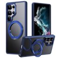 thumbnail image 1 of Allytechgroup Magnetic Case for Samsung Galaxy S25, Build-in Rotating Kickstand Bumper Shockproof Hybrid TPU PC Rugged Drop Protection Phone Cover for Samsung Galaxy S25, Blue, 1 of 13