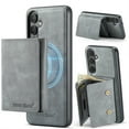 thumbnail image 1 of Allytechgroup Magnetic Case for Samsung Galaxy S25+, [Compatiible with Magsafe] Built-in Credit Card Slot Anti-Fingerprint Non-Slip Shockproof  Bumper for Samsung Galaxy S25+, Gray, 1 of 7