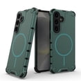 thumbnail image 1 of Allytechgroup Magnetic Case for Samsung Galaxy S25, Hard PC Soft TPU Rugged Heavy Duty Durable Cover Case Support Wireless Charging Shockproof Protective Back Cover for Women Men, Darkgreen, 1 of 6