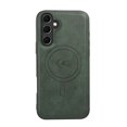 thumbnail image 1 of Allytechgroup Magnetic Case for Samsung Galaxy S25+ Plus, Premium PU Leather TPU Back Cover Compatible with Magsafe & Car Mount, Drop Protection Shockproof Phone Case for Samsung Galaxy S25+, Green, 1 of 4