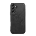 thumbnail image 1 of Allytechgroup Magnetic Case for Samsung Galaxy S25+ Plus, Premium PU Leather TPU Back Cover Compatible with Magsafe & Car Mount, Drop Protection Shockproof Phone Case for Samsung Galaxy S25+, Black, 1 of 4