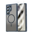 thumbnail image 1 of Allytechgroup Magnetic Case for Samsung Galaxy S25 Ultra, Compatible with Magsafe Transparent Matte Back Cover Slim Fit Anti-Scratch Hybrid Rugged Phone Case Cover for Samsung Galaxy S25 Ultra, Blue, 1 of 7