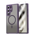 thumbnail image 1 of Allytechgroup Magnetic Case for Samsung Galaxy S25 Ultra, Compatible with Magsafe Transparent Matte Back Cover Slim Fit Anti-Scratch Hybrid Rugged Phone Case Cover for Samsung Galaxy S25 Ultra, Purple, 1 of 7