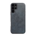 thumbnail image 1 of Allytechgroup Magnetic Case for Samsung Galaxy S25 Ultra, PU Leather TPU Back Cover Compatible with Magsafe & Car Mount, Drop Protection Shockproof Phone Case for Samsung Galaxy S25 Ultra,Blue, 1 of 4