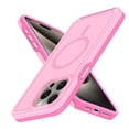 thumbnail image 1 of Allytechgroup Magnetic Case for Apple iPhone 11, Compatible with Magsafe Drop Proof Rugged Heavy Duty Protective Phone Case for iPhone 11, Purplepink, 1 of 6