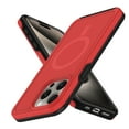 thumbnail image 1 of Allytechgroup Magnetic Case for Apple iPhone 11, Compatible with Magsafe Drop Proof Rugged Heavy Duty Protective Phone Case for iPhone 11, Red, 1 of 6