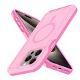 thumbnail image 1 of Allytechgroup Magnetic Case for Apple iPhone 15, Compatible with Magsafe Drop Proof Rugged Heavy Duty Protective Phone Case for iPhone 15, Purplepink, 1 of 6