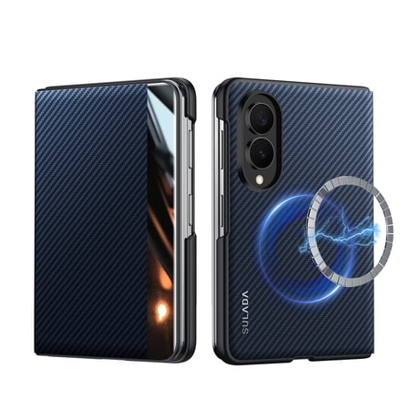 Allytechgroup Magnetic Case for Samsung Galaxy Z Fold 8, Slim Fit Shell Compatible with Magsafe Shockproof Phone Cover for Women Men
