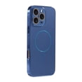 thumbnail image 1 of Allytechgroup Magnetic Case for iPhone 12, Built-in Camera Lens Protector Support Wireless Charging Slim Lightweight Shockproof Protective Back Cover for iPhone 12, Blue, 1 of 6