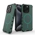 thumbnail image 1 of Allytechgroup Magnetic Case for iPhone 13 Pro, Hard PC Soft TPU Rugged Heavy Duty Durable Cover Case Support Wireless Charging Shockproof Protective Back Cover for iPhone 13 Pro, Darkgreen, 1 of 15