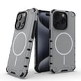 thumbnail image 1 of Allytechgroup Magnetic Case for iPhone 13 Pro, Hard PC Soft TPU Rugged Heavy Duty Durable Cover Case Support Wireless Charging Shockproof Protective Back Cover for iPhone 13 Pro, Lightgray, 1 of 15