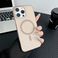 thumbnail image 1 of Allytechgroup Magnetic Case for iPhone 13 Pro Max, Matte Hard PC Slim Lightweight Support Wireless Charging Rugged Heavy Duty Durable Cover Case Shockproof Back Cover for iPhone 13 Pro Max, Khaki, 1 of 7