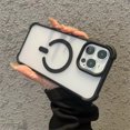 thumbnail image 1 of Allytechgroup Magnetic Case for iPhone 14 Plus, Slim Lightweight Compatible with Mag-safe Anti Yellowing Shockproof Protective Back Cover for Apple iPhone 14 Plus Women Men, Black, 1 of 7